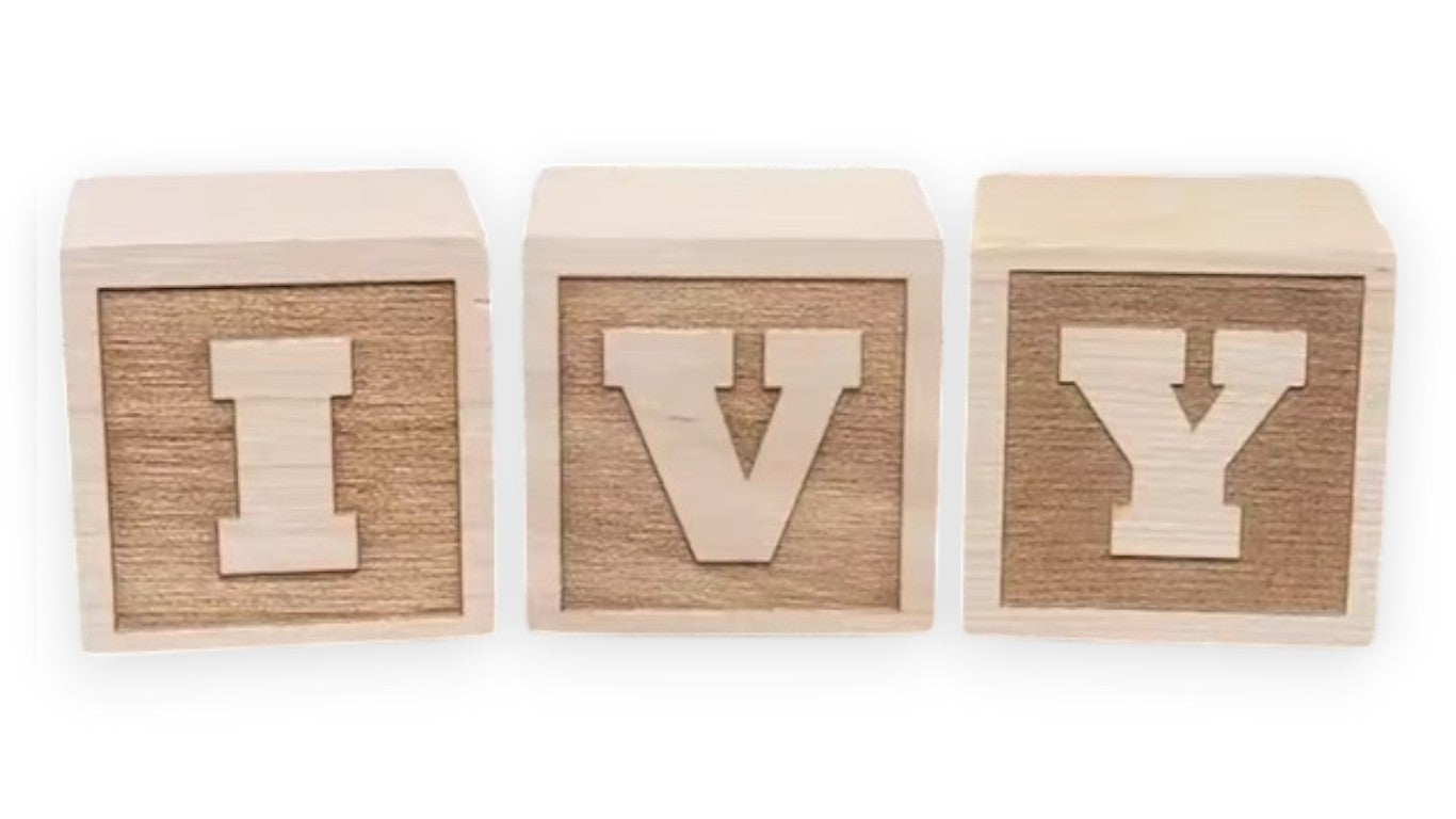 Personalisiertes Namensschild aus Holz (50 cm) – Individuelle Wanddekoration für das Kinderzimmer, Personalisiert & Handgefertigt